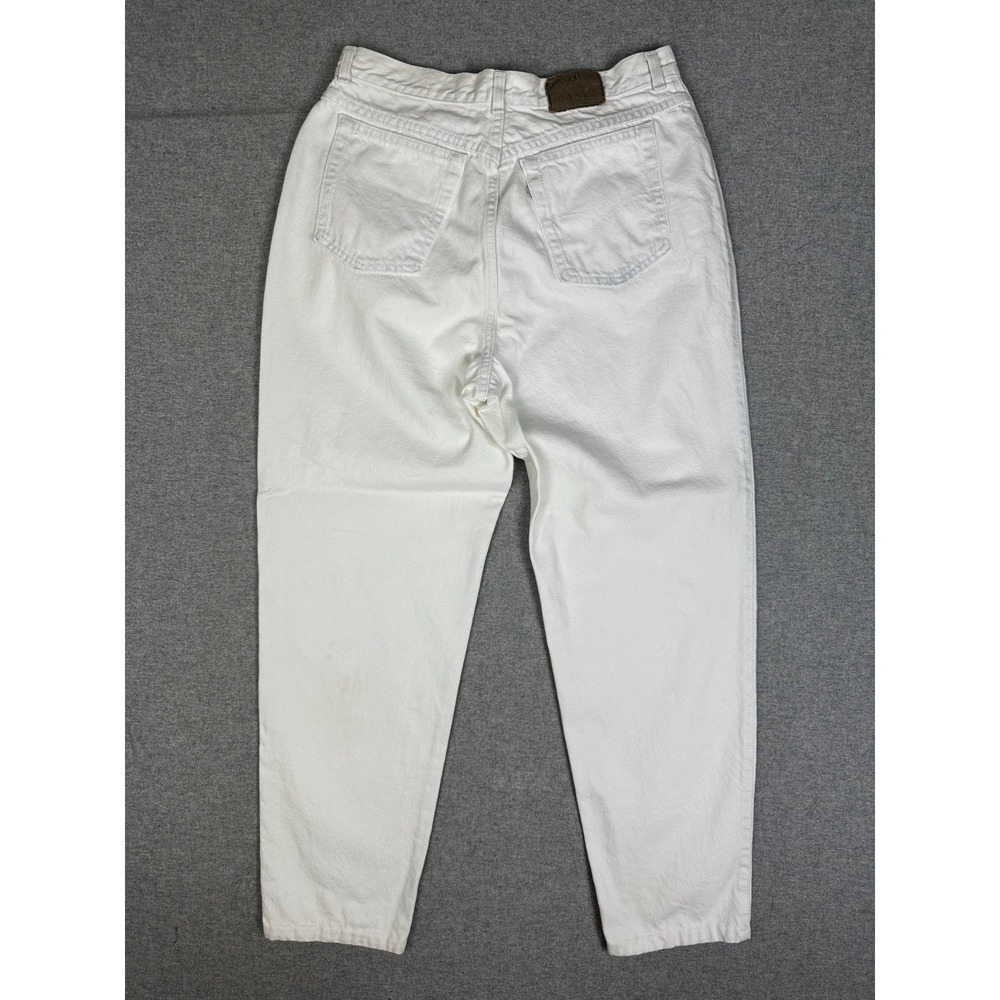 Vintage Levis 900 Series Mom Jeans Womens 18 Acid White Wash Made in USA 80s 90s